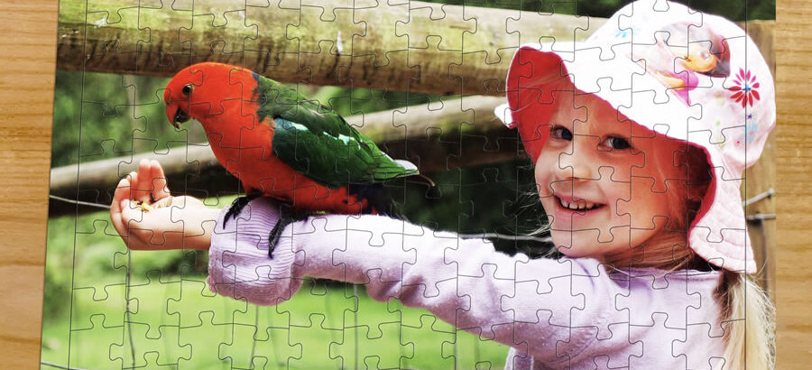 120 piece tray puzzle- bird jigsaw puzzle - kids puzzle - Australian made custom puzzle