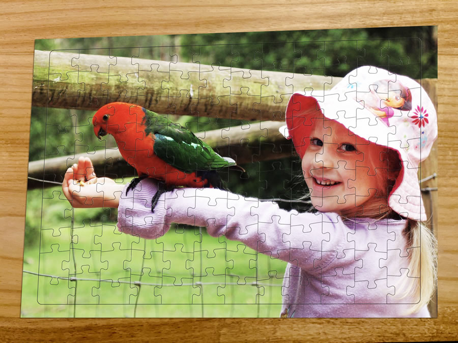 120 piece tray puzzle- bird jigsaw puzzle - kids puzzle - Australian made custom puzzle