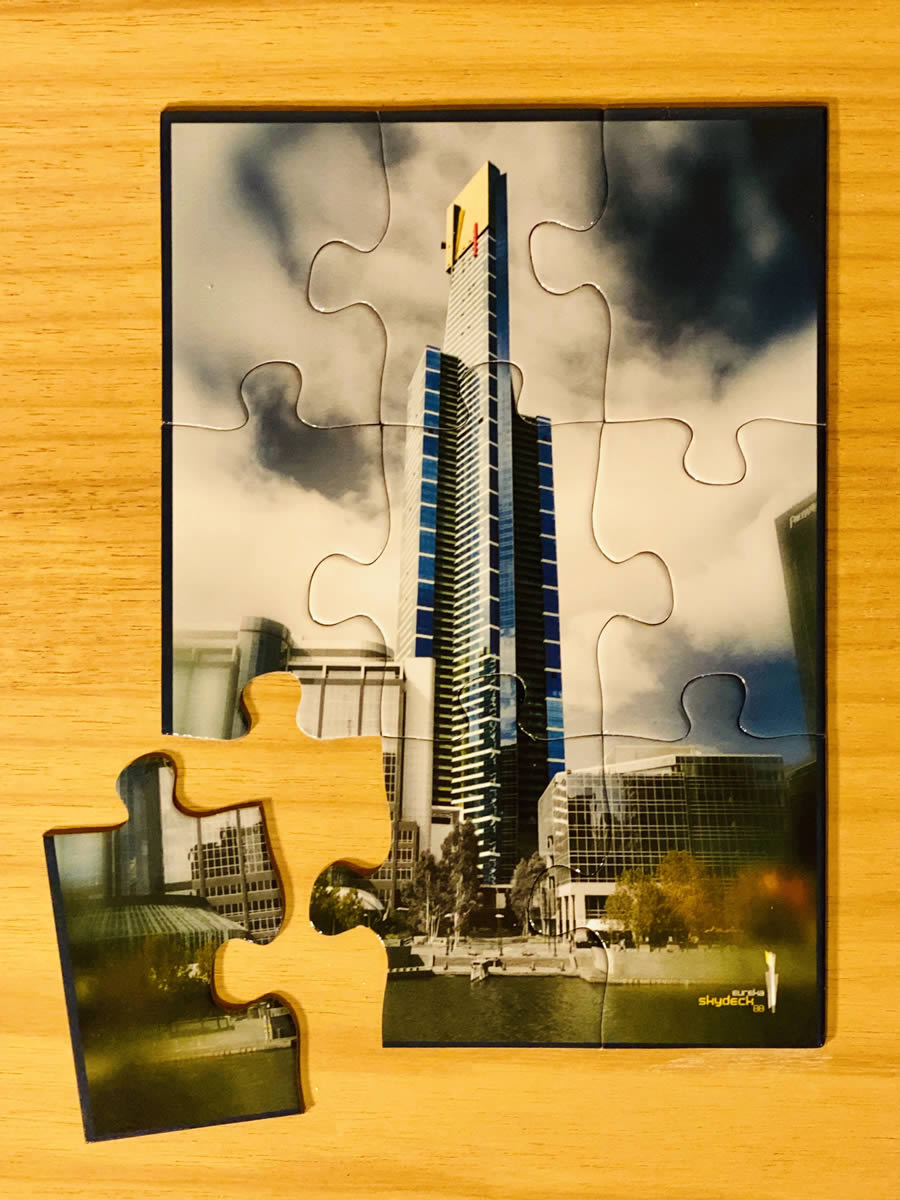 12 piece cardboard corporate jigsaw puzzle - product 5