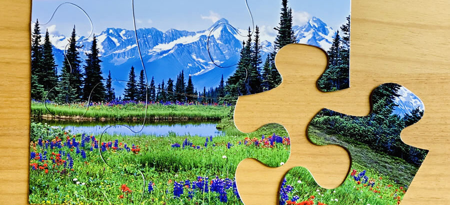 6 piece magnetic puzzle -kids Puzzle - A4 nature puzzle - suitable for 1 to 3 year olds