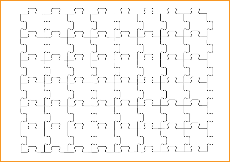 A4 Edgeless 48 Pieces Tray frame - dmemories4u Custom Made Jigsaw Puzzles